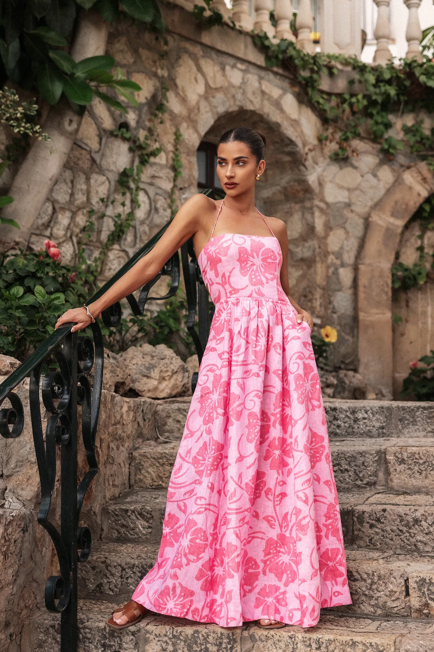 Coolum Dress - Hibiscus