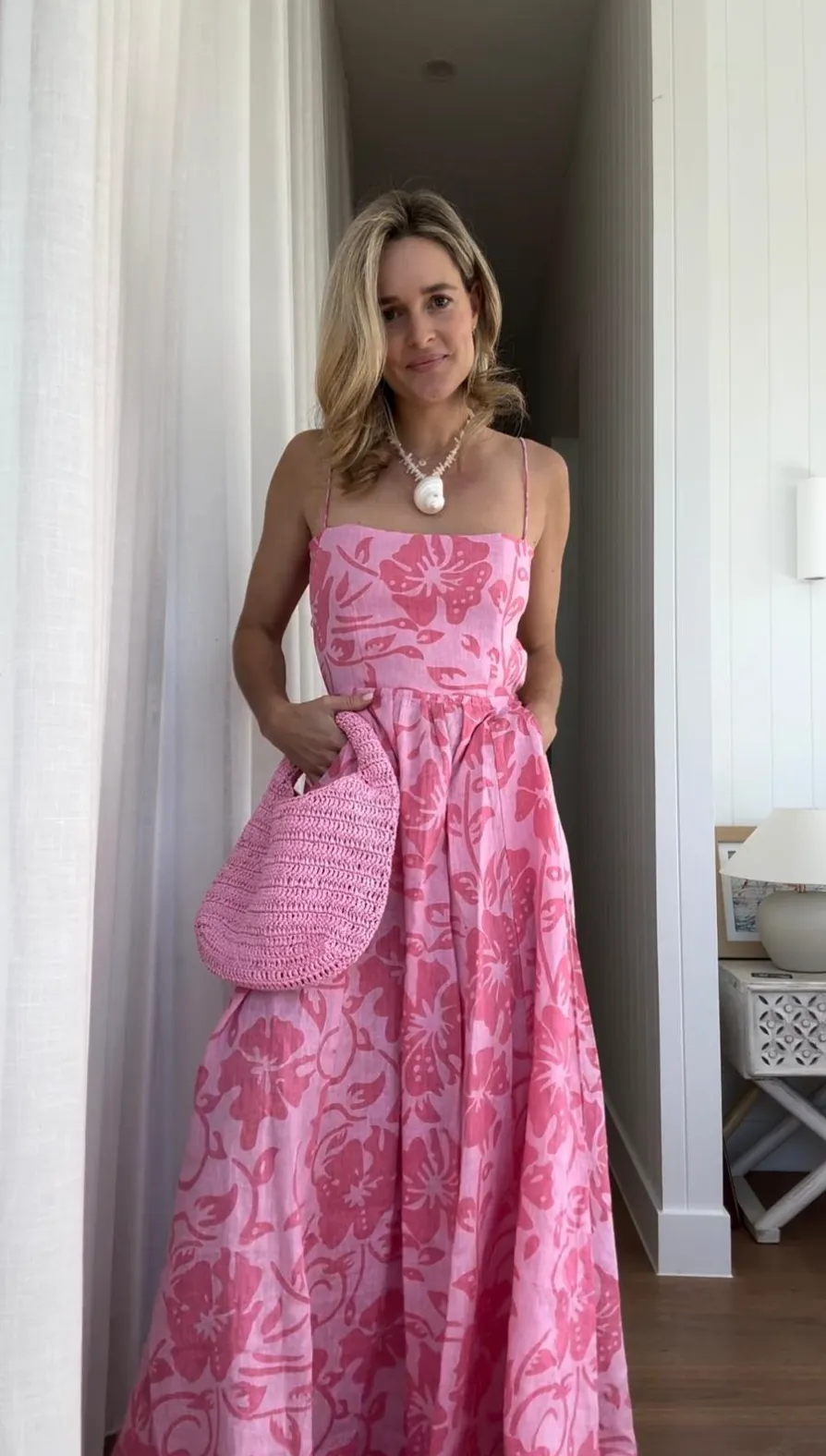 Coolum Dress - Hibiscus