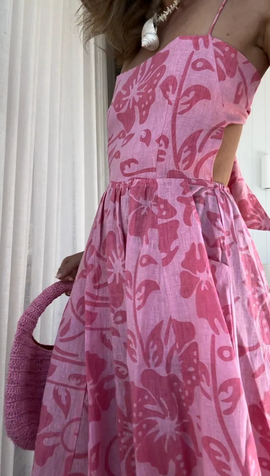Coolum Dress - Hibiscus