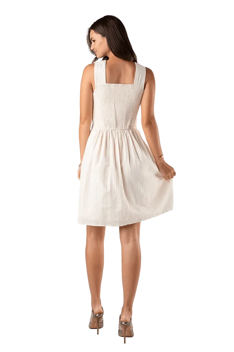 Miss Me Women's Crochet Natural Dress