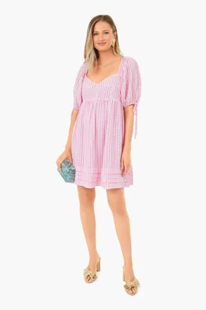 Pink Gingham Leyton Mini Dress