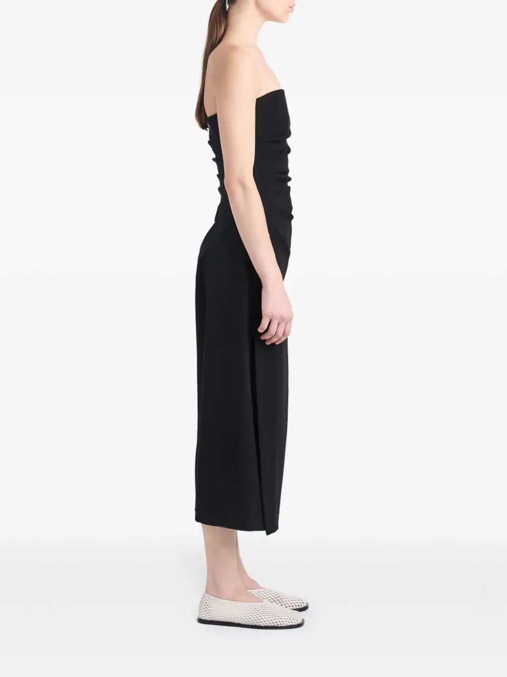 Shira Strapless Dress in Black
