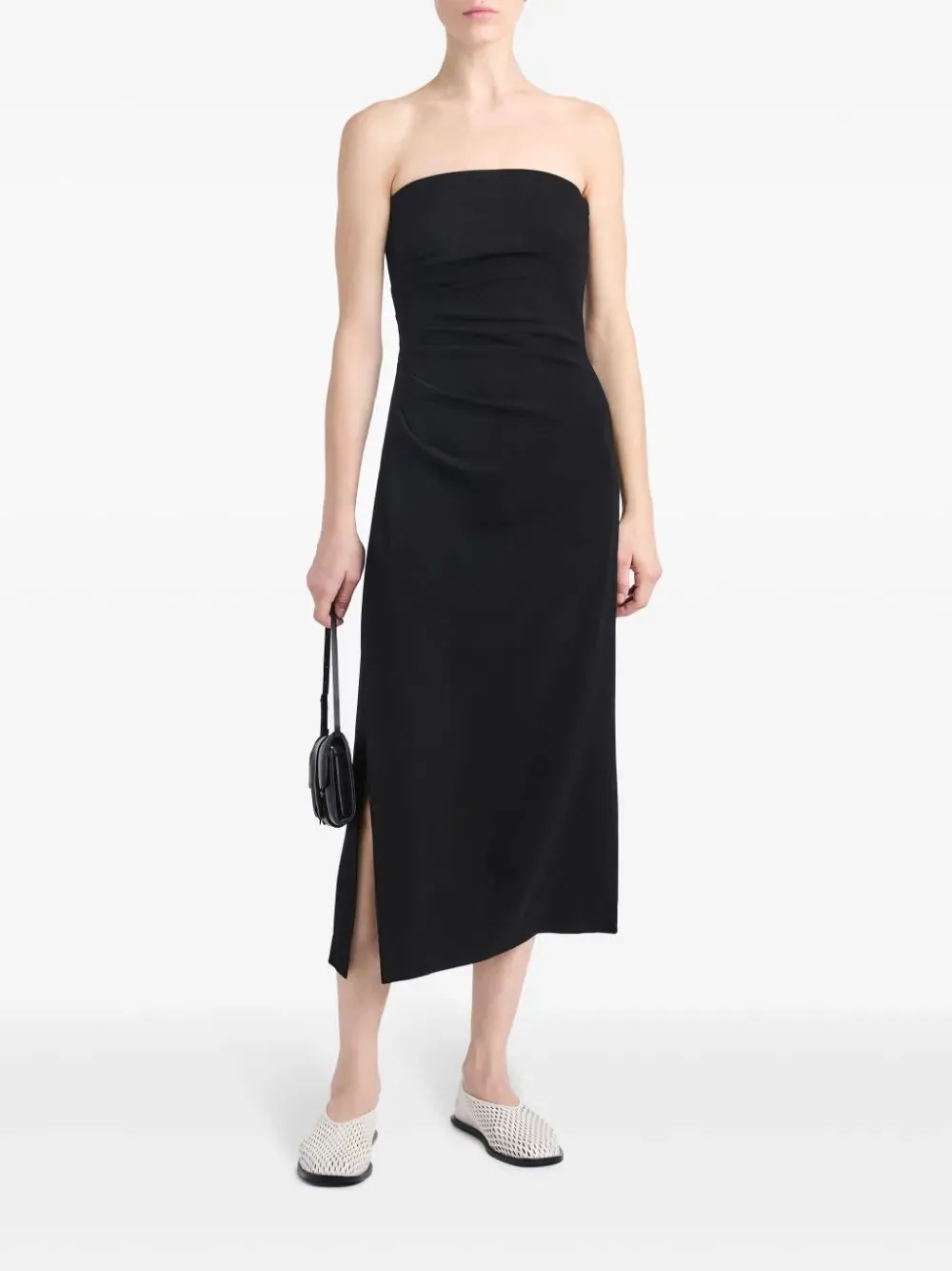 Shira Strapless Dress in Black