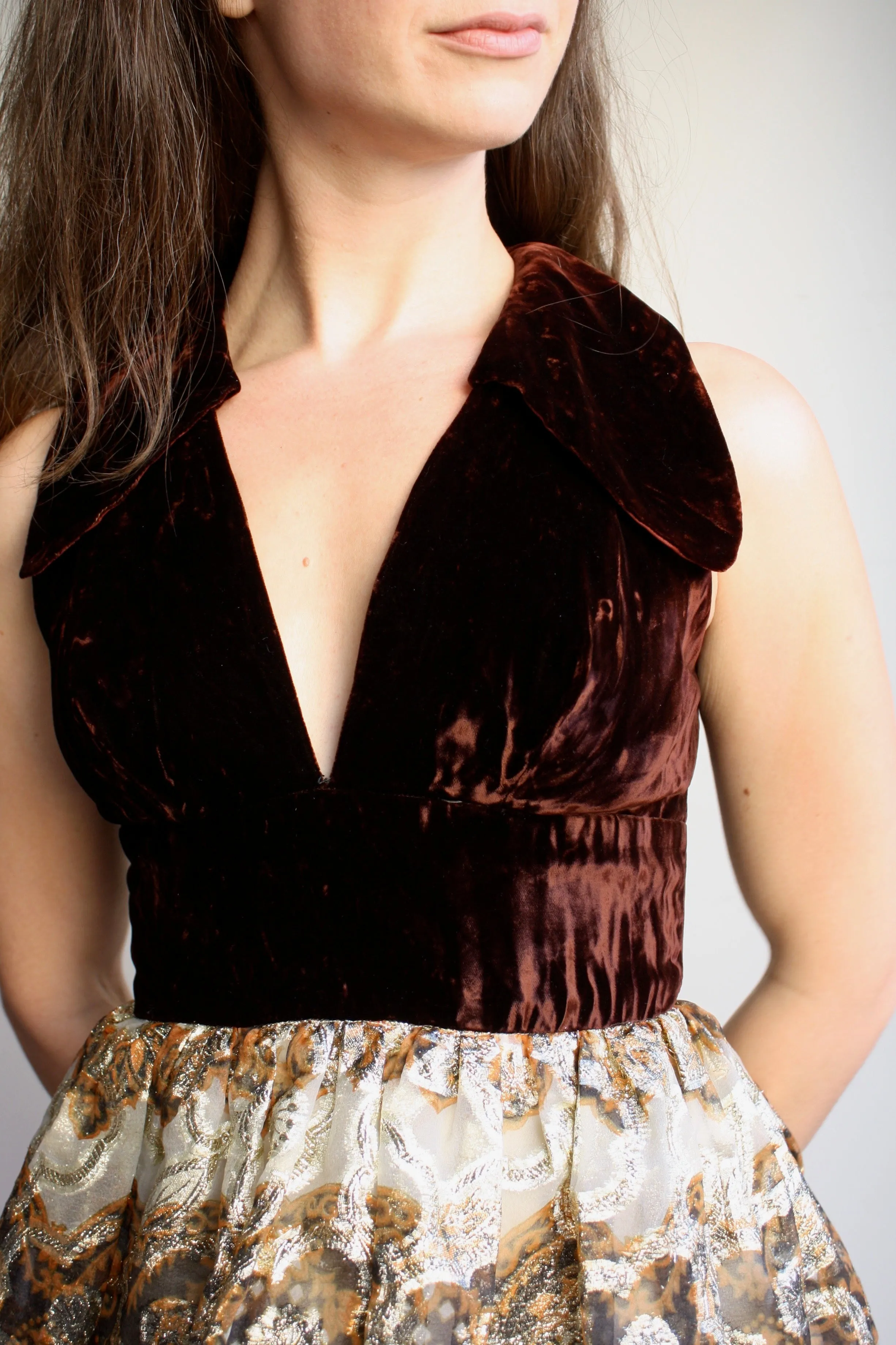 Velvet & Metallic Bubble Mini